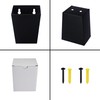 Jumiok Black Bottle Cap Catcher Wall Mounted Beer Top Bucket