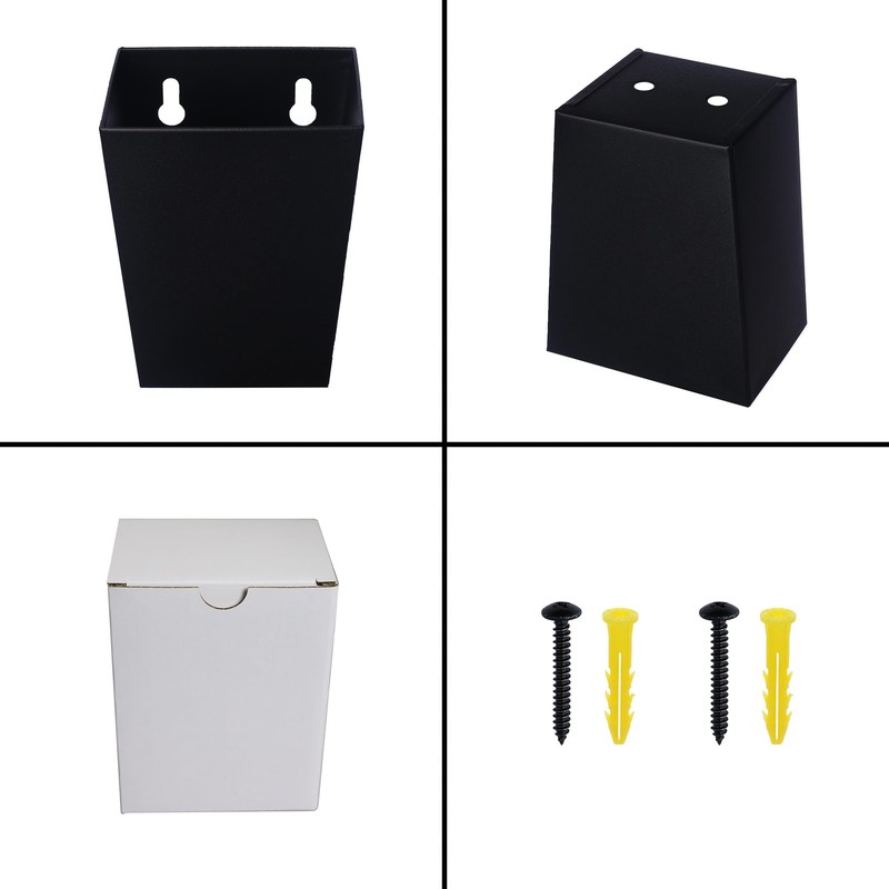 Jumiok Black Bottle Cap Catcher Wall Mounted Beer Top Bucket