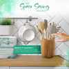 The Pretty Turtle Bamboo Kitchen Counter Utensil Crock Holder Caddy