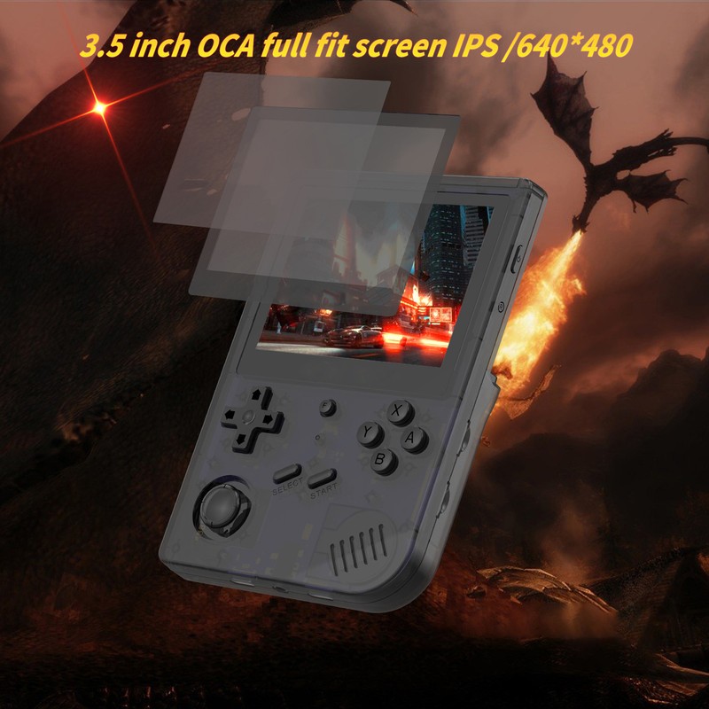 RG351V Handheld Game Console 3.5in Screen Various Games High Resoultion