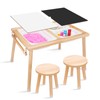 ZYLOHA Toddler Sensory Table and Chair Set, Kids Sensory Bin