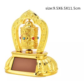 SoonHua Solar Rueda Giratoria Decoración Para Salpicadero Coche