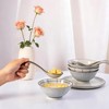 Premium Japanese Ceramic Soup Spoons - Set of 4 Hand-Crafted