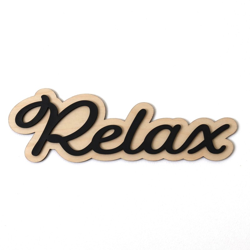 NOIR.DESIGN Wooden Family, Home, Love Hello Wall Sign, Decorative Layered
