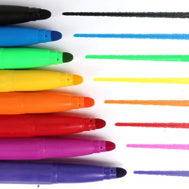 JMS® - 24 Pen Marker Pack - 8 Fibre/8 Brush/8 Magic Markers (Pack of 5)