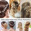 20 PCS horquillas para tocado de novia, Accesorios para peinados