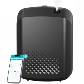 Difusor de Aromas Profesional Bluetooth 400ml, 5 Modos Control App, Negro | Difusor de Aceite Esenciales Inteligente, Maquina de Aromaterapia Sin Agua Silenciosa, Ideal para Hogar, Hotel, Oficina y Spa