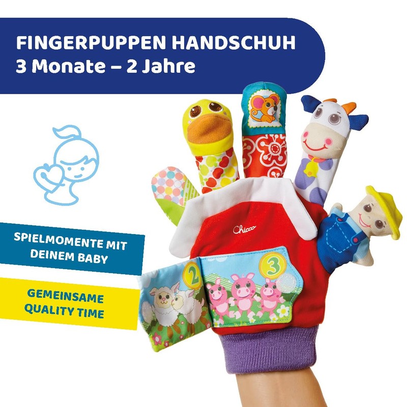 Chicco 7651 – Game Farm Animals Glove