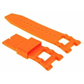 Ewatchparts Silicone Rubber Watch Band Strap Compatible With Invicta Subaqua Noma IIi 6043 Watch Orange