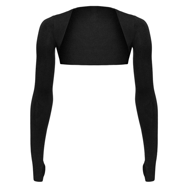'Long-sleeved ballet Women's BU501 °C Jacket Bolero, Simone ", black,