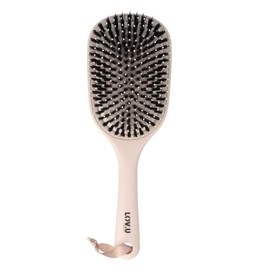 PARSA Beauty LOV.U Detangling Brush Wet & Dry (Pink) - Hair Brush with Multi-Flexible Nylon Pins and Boar Bristles - Hair Brush - Hair Brush - Hair Brush Women