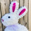 Hobby Lobby HL Easter Decor - Large White Tinsel Bunny