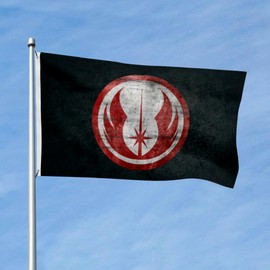 2but Jedi Order Flag Republic Flags Tapestry banner 3x5ft Man Cave (II)