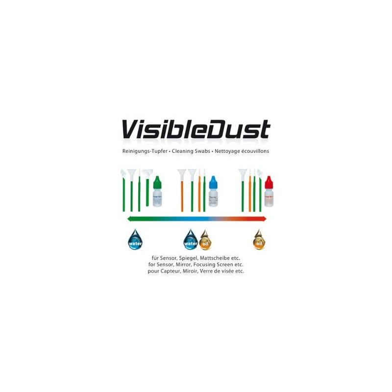 Visible Dust Orange Corner Swabs