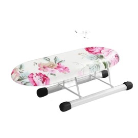 Mini Ironing Board, Tabletop Ironing Board, Small Size Ironing Table, Foldable Sleeve Cuffs Collars Handling Table for Home Travel