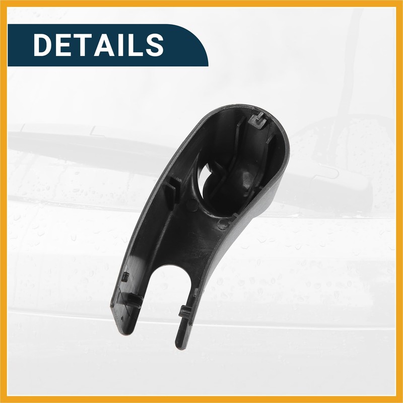 Partuto Car Rear Windshield Wiper Arm Nut Cover for Mini
