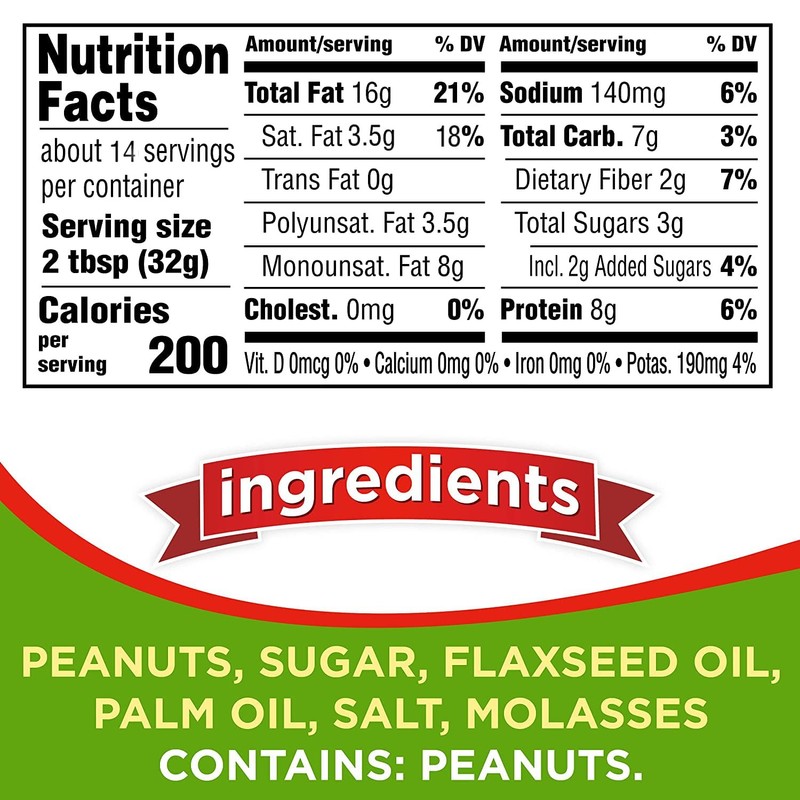 Smart Balance Natural Chunky Peanut Butter 2 Pack 16 oz