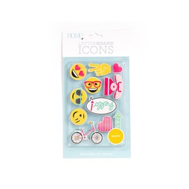DCWVE Die Cuts with A View Icon Pack Letterboard-Happy (11 pcs) LP-006-00034, Original Version