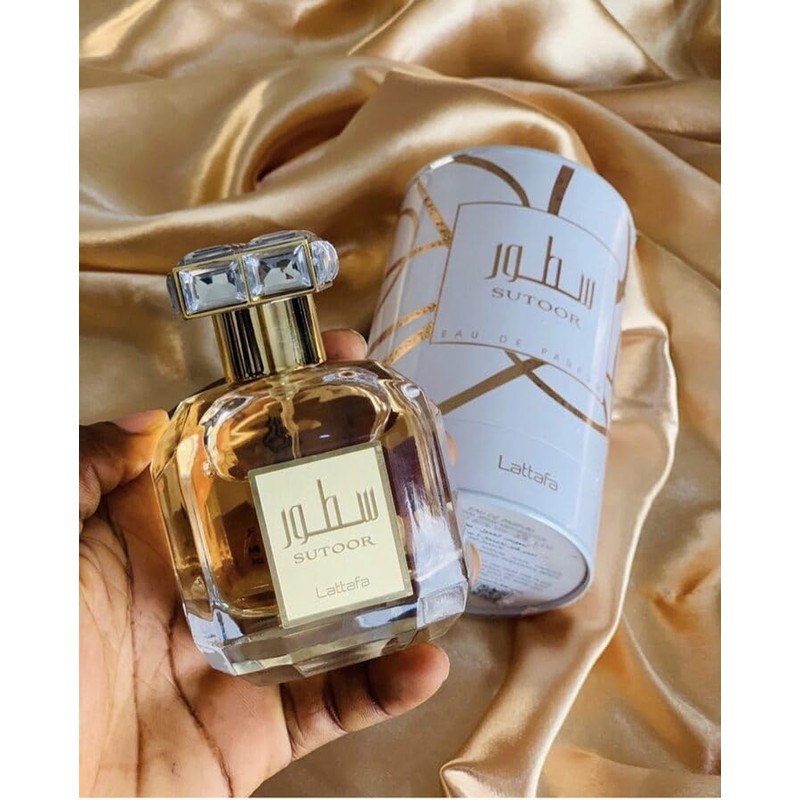 Lattafa Sutoor Eau de Parfum Spray for Women, 3.4 Ounce