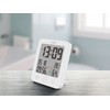 infactory Digital Bathroom Clock: Digital Bathroom Clock, Thermo/Hygrometer, LCD, Suction