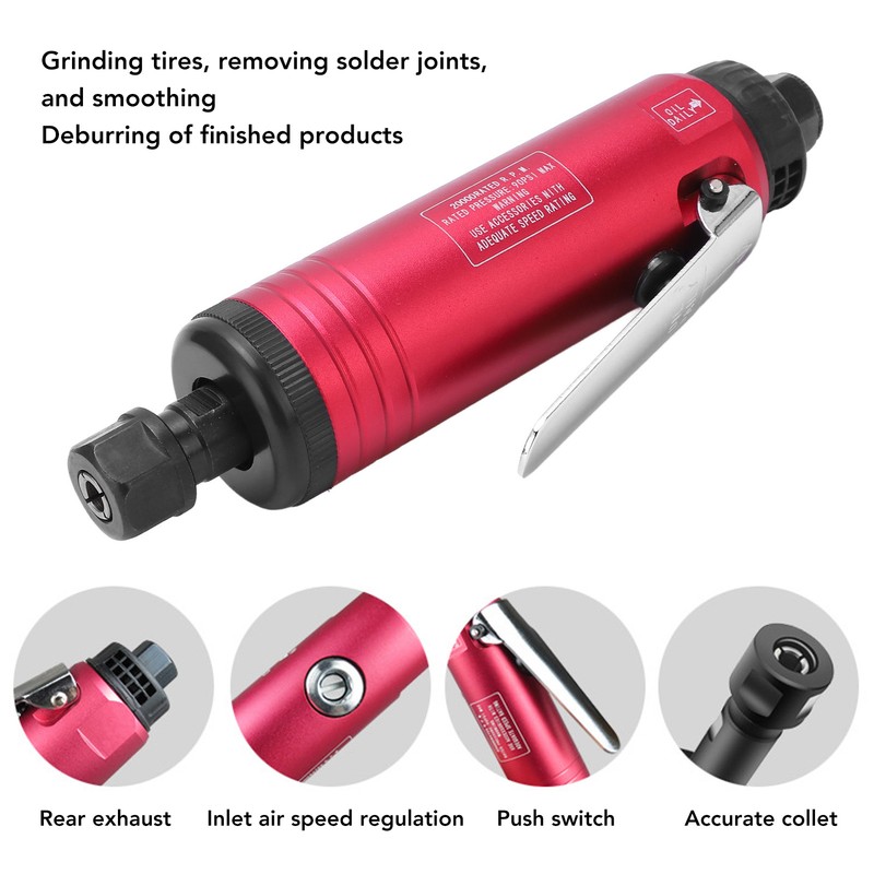 Air Die Grinder 20000RPM Mini Compact Short Strong Polishing Tool