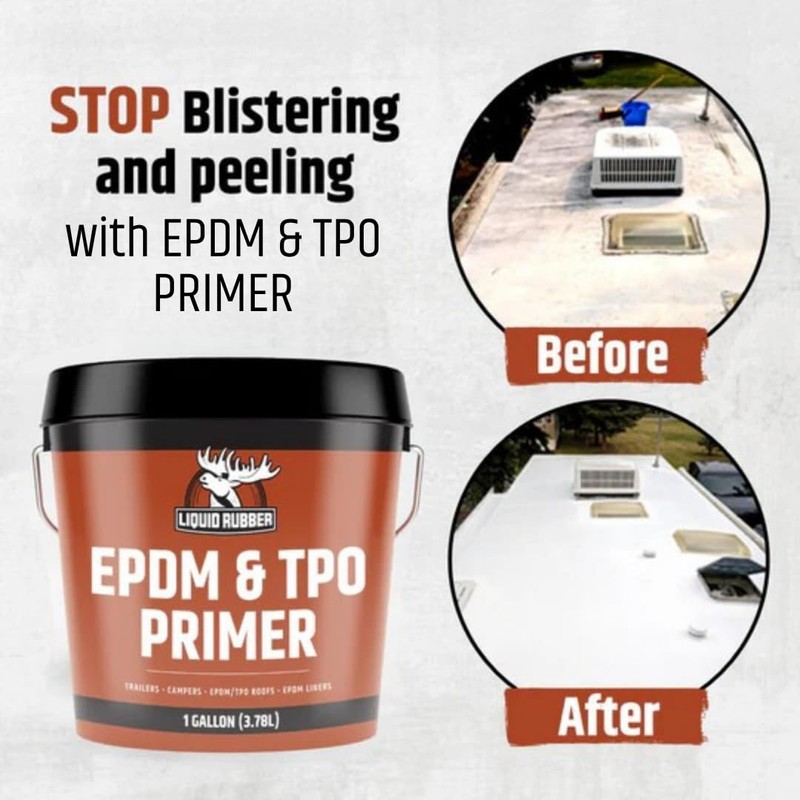 Liquid Rubber EPDM and TPO Primer – High-Performance Basecoat for
