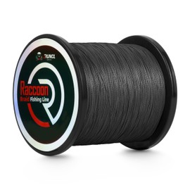 RUNCL - Línea de pesca trenzada mejorada, trenza de línea de pesca para bajo, trucha, crappie, trenza ultra fuerte para agua salada, agua dulce, resistente a la abrasión, cero estiramiento, 6-80
