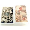Pope Benedict Rosary Beads and Rosary Box Made in italy