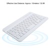 Mini Keyboard Bluetooth Portable 59 Keys Tablet Computer Supplies White