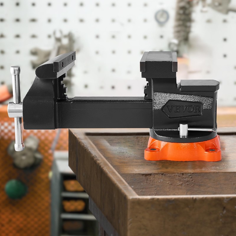 VEVOR Bench Vise, 8" Jaw Width, 8" Max Jaw Opening