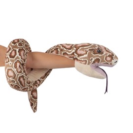 NICEYEA Hand Puppets for Kids Snake Stuffed Animal Puppets with Working Mouth Plush Toy Interactive Performance Storytelling Soft Toy Gift for Boys Girls