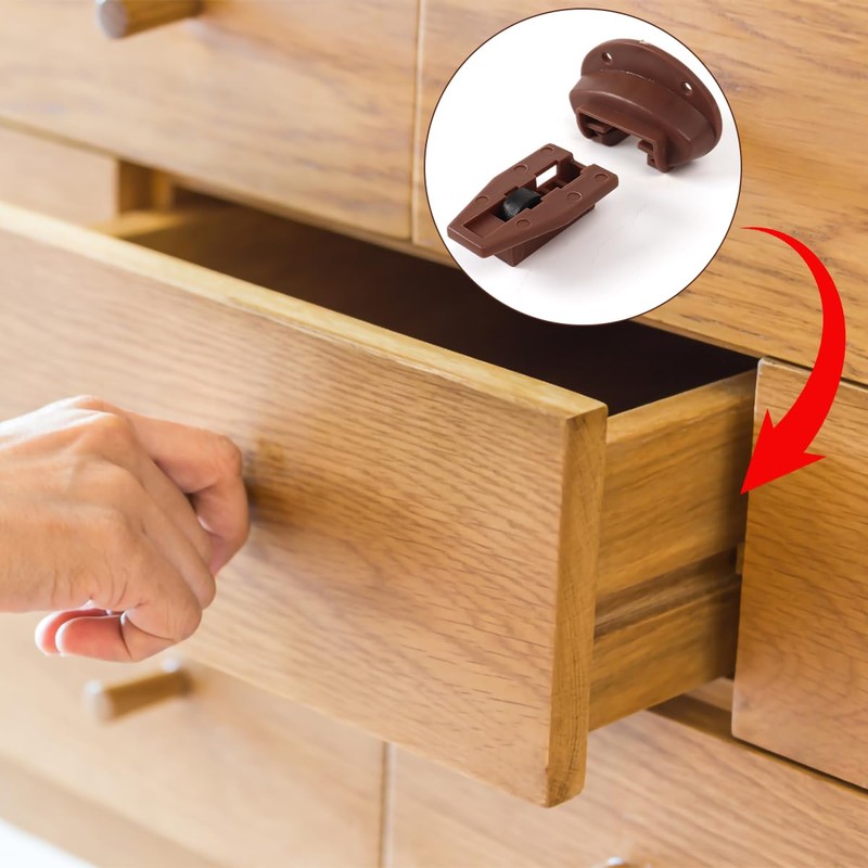 8 Set Drawer Guide Kit, Enhanced Commercial Slide Style Drawers