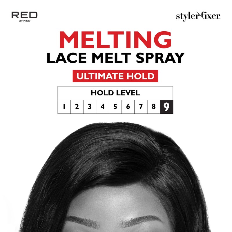 RED By Kiss Styler Fixer Melting Lace Melt Spray, Ultimate