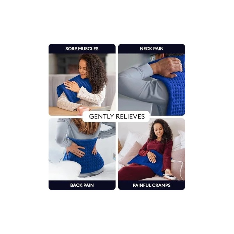 Electric Heating Pad XL for Back Pain Auto Shut Off