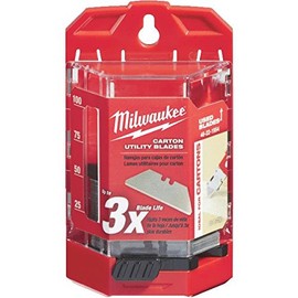 Milwaukee 48-22-1954 50 PC Carton Utility Knife Blades w/Dispenser