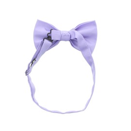 Milani Mens Classic Pre-Tied Satin Formal Tuxedo Bowtie Adjustable Length Large Variety Colors Available (Lavender)