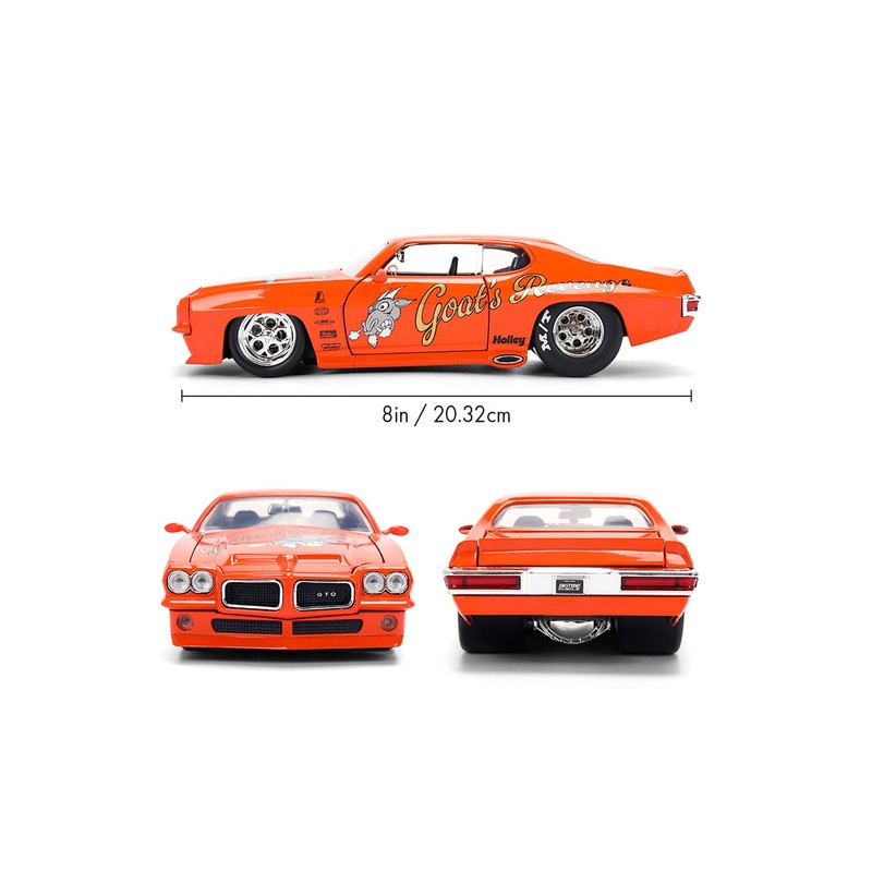 Jada Toys Big Time Muscle 1:24 1971 Pontiac GTO Diecast