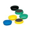 5 Star Office Round Plastic Covered Magnets 30mm Assorted [Pack