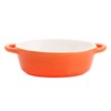 Foraineam 6 Colors Oval Porcelain Ramekins 10 oz Oven Safe