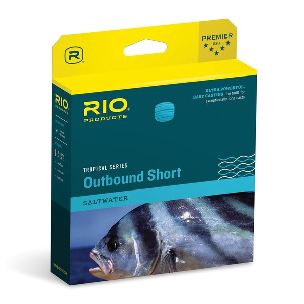 RIO Products Fly Line Tropical Outbound Short F/I 10' Wf9F/I 375gr, Clear-Sand-Sea-Grass