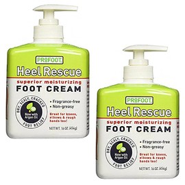 Profoot Care Heel Rescue Superior Moisturizing Foot Cream, 16 Oz (Pack of 2)