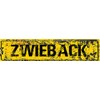 ANY AND ALL GRAPHICS ZWIEBACK 4"x18" Yellow Grunge Style Rustic