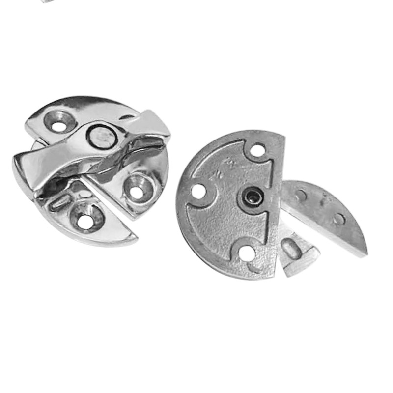 HAIWEN Stainless Steel 316 Boat Door Cabinet Hatch,45mm/1.77”Round Turn Button