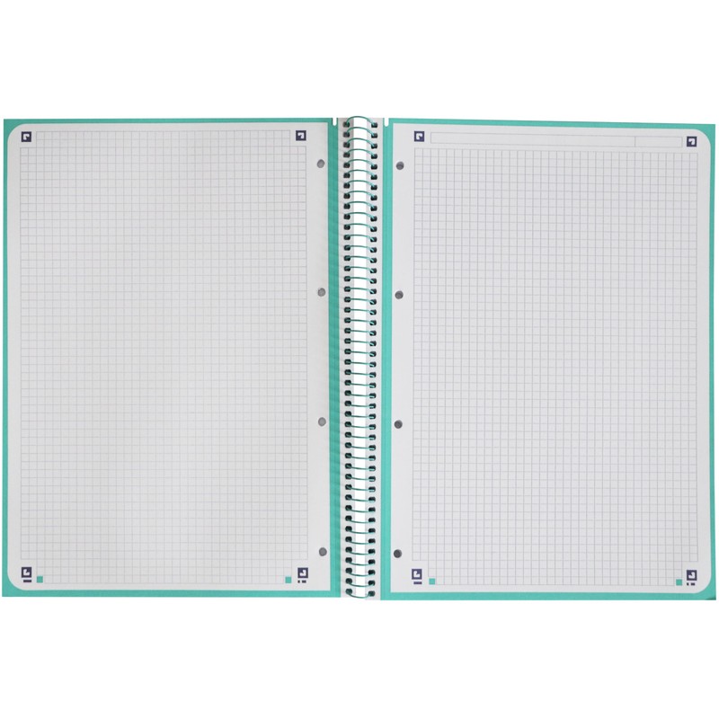 Oxford A4 European Book 1, Squared, 160 Pages with Coloured