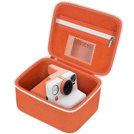 Portable Carrying Case Compatible with Polaroid Now 2nd/ for 3rd Generation I-Type Instant Camera/for Now/for Now+/ for OneStep 2 VF/for OneStep+ Instant Film with Mesh Pocket - Orange