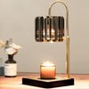 Yuichoy Candle Warmer Lamp with Timer, Dimmable Electric Candle Wamer