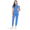 niaahinn Scrubs Set for Women Nurse Uniform Jogger Suit Stretch