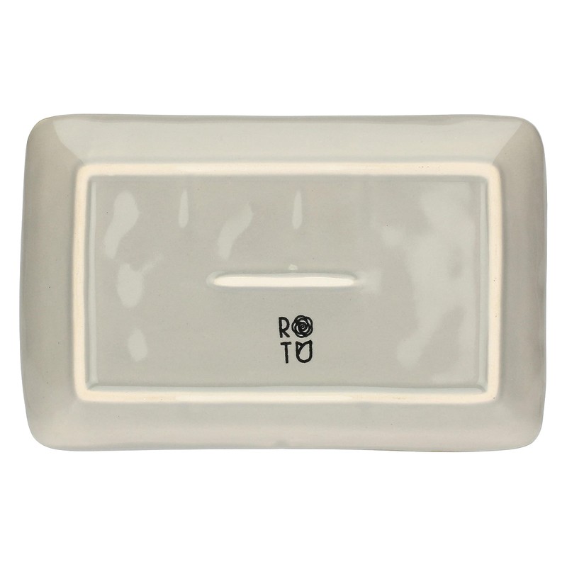 Grigio Perla Rectangular Platter Serving Plate 20 x 13 cm