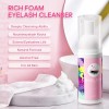 Kit Shampoo Espuma Para Pestañas Y Brocha Para Extensiones