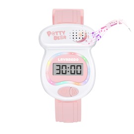 Kids Watch Potty Training Watches for Boys and Girls, Potty Timer Toilet Shape and LED Colorful Lights, Music Reminds Kids It's Time to Go to The Bathroom Fun Gift for Moms and Toddlers
